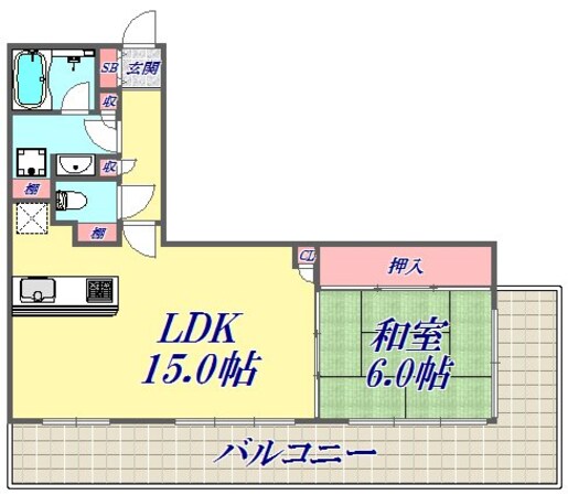 トア山手ザ・神戸タワーの物件間取画像